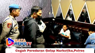 Cegah Peredaran Gelap Narkotika,Polres Pematangsiantar Razia Tempat Hiburan Malam