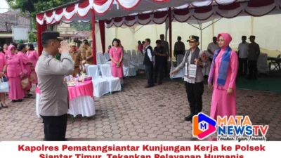 Kapolres Pematangsiantar Kunjungan Kerja ke Polsek Siantar Timur, Tekankan Pelayanan Humanis