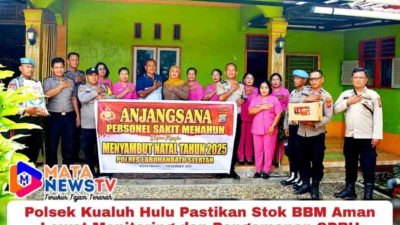 Polsek Kualuh Hulu Pastikan Stok BBM Aman Lewat Monitoring dan Pengamanan SPBU