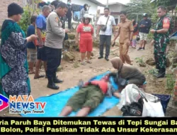 Pria Paruh Baya Ditemukan Tewas di Tepi Sungai Bah Bolon, Polisi Pastikan Tidak Ada Unsur Kekerasan