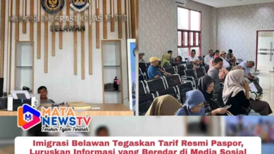 Imigrasi Belawan Tegaskan Tarif Resmi Paspor, Luruskan Informasi yang Beredar di Media Sosial
