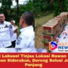 Bupati Labusel Tinjau Lokasi Rawan Banjir di Dusun Sidorukun, Dorong Solusi Jangka Panjang