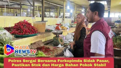 Polres Sergai Bersama Forkopimda Sidak Pasar, Pastikan Stok dan Harga Bahan Pokok Stabil Jelang Natal 2025 dan Tahun Baru 2026