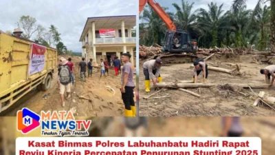Kasat Binmas Polres Labuhanbatu Hadiri Rapat Reviu Kinerja Percepatan Penurunan Stunting 2025