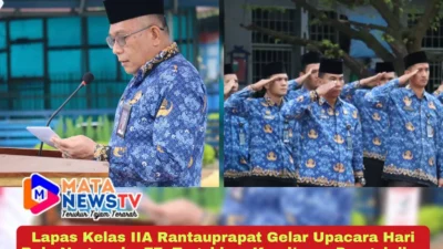 Lapas Kelas IIA Rantauprapat Gelar Upacara Hari Bela Negara ke-77, Teguhkan Komitmen Pengabdian