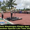 Kapolres Simalungun Pimpin Apel Gelar Pasukan Operasi Lilin Toba 2025