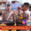 Polres Nias Selatan Gelar Apel Operasi Lilin Toba 2025, Siap Amankan Natal dan Tahun Baru
