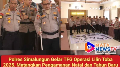 Polres Simalungun Gelar TFG Operasi Lilin Toba 2025, Matangkan Pengamanan Natal dan Tahun Baru