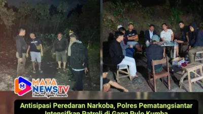 Antisipasi Peredaran Narkoba, Polres Pematangsiantar Intensifkan Patroli di Gang Pulo Kumba