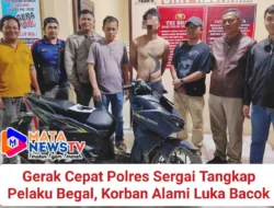Gerak Cepat Polres Sergai Tangkap Pelaku Begal, Korban Alami Luka Bacok