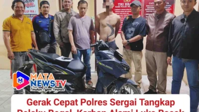 Gerak Cepat Polres Sergai Tangkap Pelaku Begal, Korban Alami Luka Bacok