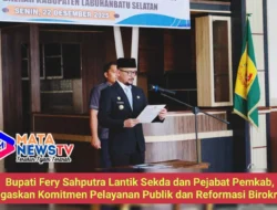 Bupati Fery Sahputra Lantik Sekda dan Pejabat Pemkab, Tegaskan Komitmen Pelayanan Publik dan Reformasi Birokrasi