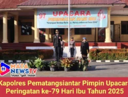 Kapolres Pematangsiantar Pimpin Upacara Peringatan ke-79 Hari Ibu Tahun 2025