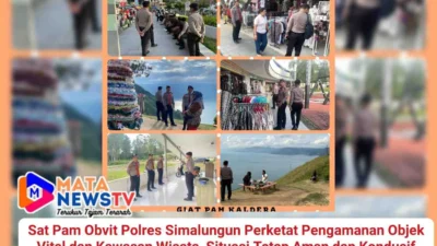 Sat Pam Obvit Polres Simalungun Perketat Pengamanan Objek Vital dan Kawasan Wisata, Situasi Tetap Aman dan Kondusif