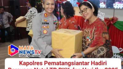 Kapolres Pematangsiantar Hadiri Perayaan Natal TP PKK dan Hari Ibu 2025,