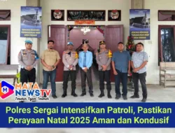 Polres Sergai Intensifkan Patroli, Pastikan Perayaan Natal 2025 Aman dan Kondusif