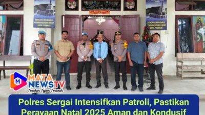 Polres Sergai Intensifkan Patroli, Pastikan Perayaan Natal 2025 Aman dan Kondusif