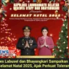 Kapolres Labusel dan Bhayangkari Sampaikan Ucapan Selamat Natal 2025, Ajak Perkuat Toleransi
