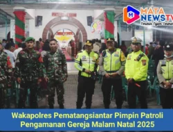 Wakapolres Pematangsiantar Pimpin Patroli Pengamanan Gereja Malam Natal 2025