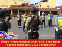 Polres Pematangsiantar Gelar Patroli Skala Besar, Pastikan Ibadah Natal 2025 Berjalan Aman