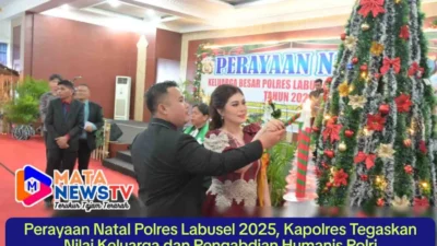 Perayaan Natal Polres Labusel 2025, Kapolres Tegaskan Nilai Keluarga dan Pengabdian Humanis Polri