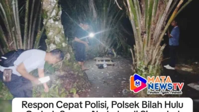 Respon Cepat Polisi, Polsek Bilah Hulu Grebek Sarang Narkoba di Sigambal,