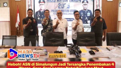 Heboh! ASN di Simalungun Jadi Tersangka Penembakan 4 Warga, Gara-Gara Lampu Natal Berujung Maut