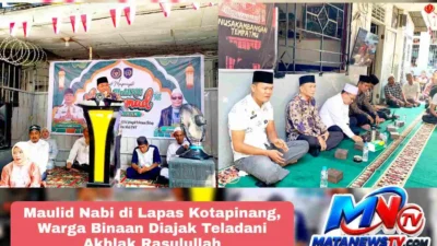 Maulid Nabi di Lapas Kotapinang, Warga Binaan Diajak Teladani Akhlak Rasulullah