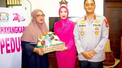 Kapolres Binjai Anjangsana ke Personel Sakit Menahun, Berikan Dukungan dan Tali Asih