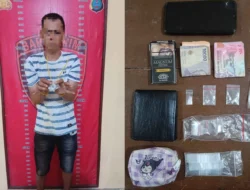 Residivis Kasus Narkotika Ditangkap di Perkebunan Sawit Sergai, Polisi Sita Sabu