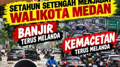 WRC Sumut Soroti Kinerja Wali Kota Medan, Banjir dan Macet Masih Jadi PR