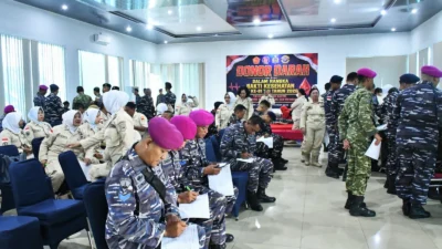 Semarak HUT TNI ke-81, Kodaeral I Gelar Bakti Kesehatan dan Donor Darah di Belawan