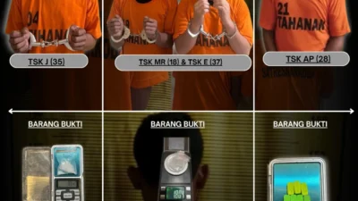 Satresnarkoba Polres Binjai Tangkap Empat Terduga Pengedar, Sita Sabu dan Ekstasi