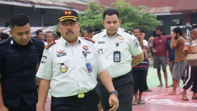 Perkuat Deteksi Dini, Kalapas Rantauprapat Kontrol Blok Hunian Warga Binaan