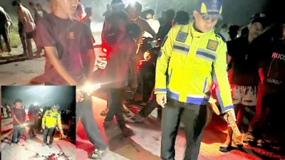 Kecelakaan Maut Dua Motor di Sei Rampah, Remaja 17 Tahun Tewas di TKP