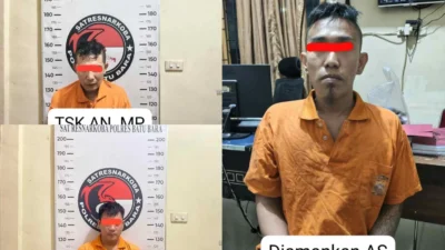 Polres Batu Bara Gerebek Sarang Narkoba di Tanjung Tiram, Tiga Pria Diamankan
