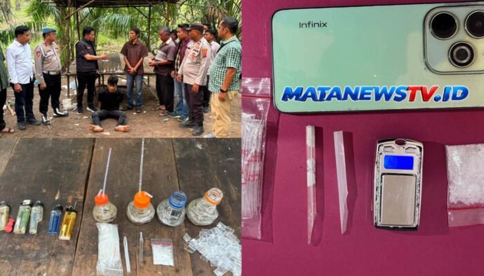 Polres Labusel Gerebek Sarang Narkoba di Sungai Kanan, Seorang Pria Ditangkap Bersama 3,84 Gram Sabu
