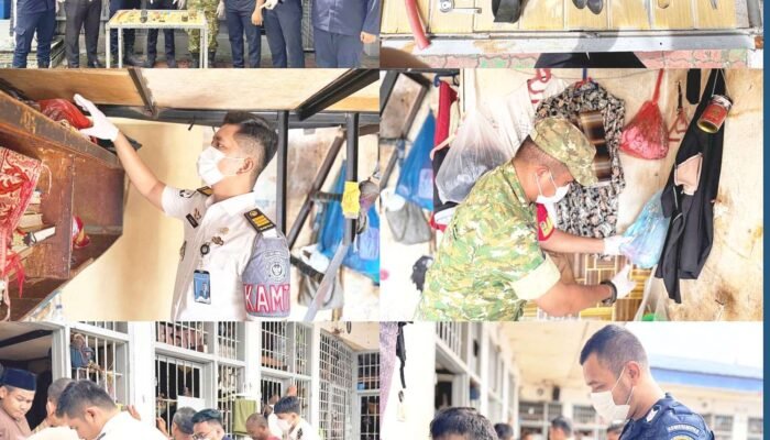 Lapas Kotapinang Geledah Kamar Hunian, Sejumlah Barang Terlarang Ditemukan
