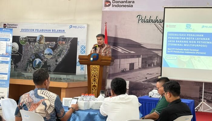Mulai 1 November 2026, Pelindo Regional 1 Belawan Alihkan Penerbitan Nota Pelayanan Jasa Kepelabuhanan