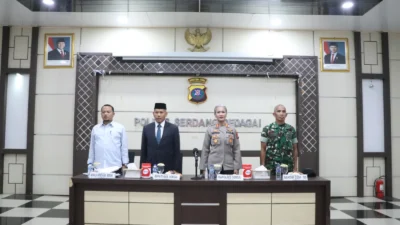 Kapolres Sergai Pimpin Rakor Lintas Instansi, Perkuat Kesiapsiagaan Hadapi Bencana