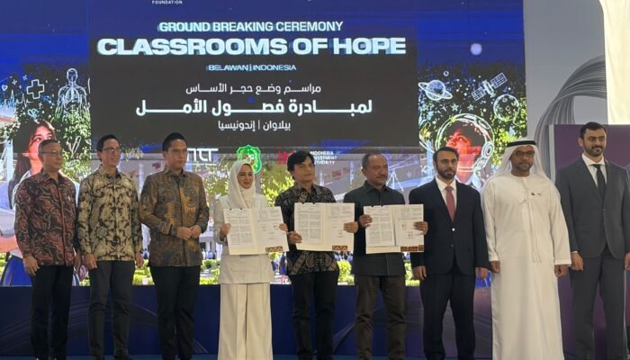 Pelindo, DP World Foundation, dan Pemkot Medan Bangun SMP di Belawan, Perluas Akses Pendidikan Anak