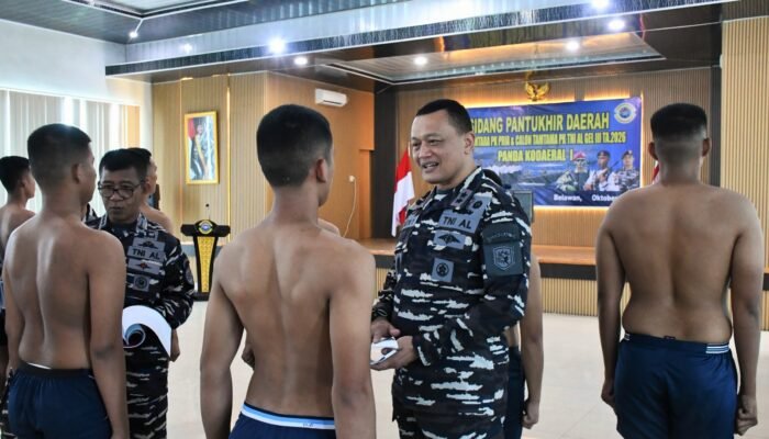 Kodaeral I Tegaskan Seleksi Prajurit TNI AL Harus Transparan, 223 Calon Dinyatakan Lulus Pantukhirda