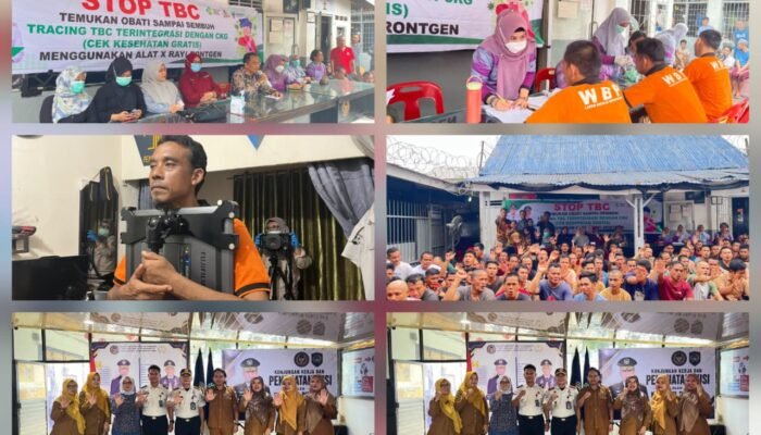 Cegah Penyakit Menular, 388 Warga Binaan Lapas Kotapinang Ikuti Cek Kesehatan Gratis dan Rontgen Dada