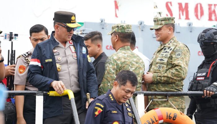 Kodaeral I Kerahkan KAL Viper dan KAL Telaga Tujuh Kawal Kapal Pembawa 1,16 Ton Ketamin ke Belawan