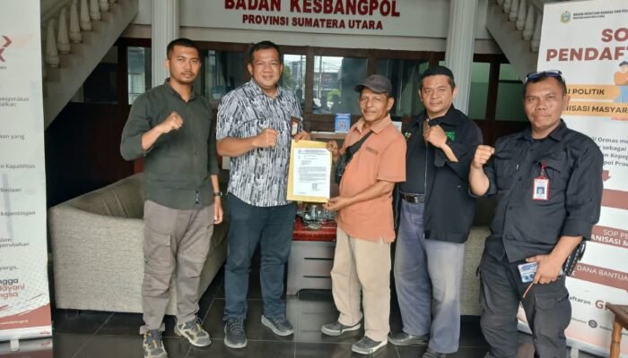 Yurnaidi Apresiasi Respons Cepat Kesbangpol Sumut Terima Administrasi Keberadaan DPW SATU BETOR